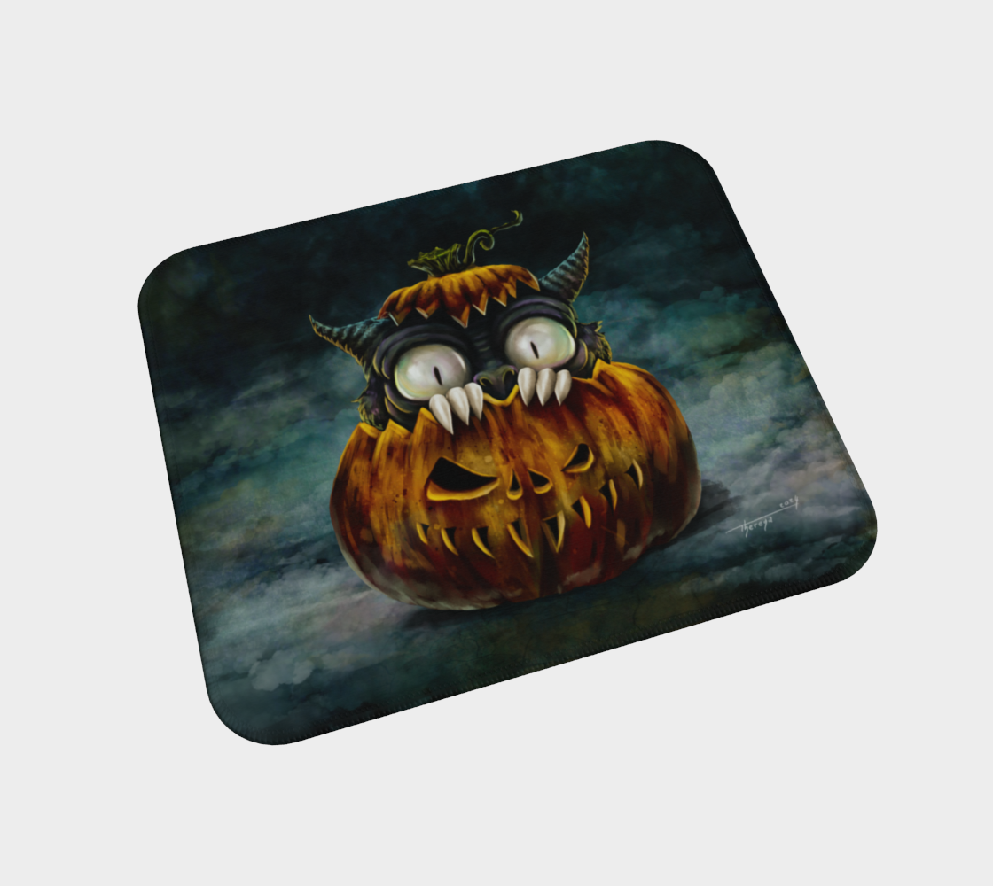 Pumpkin Derpy Dragon Mousepad
