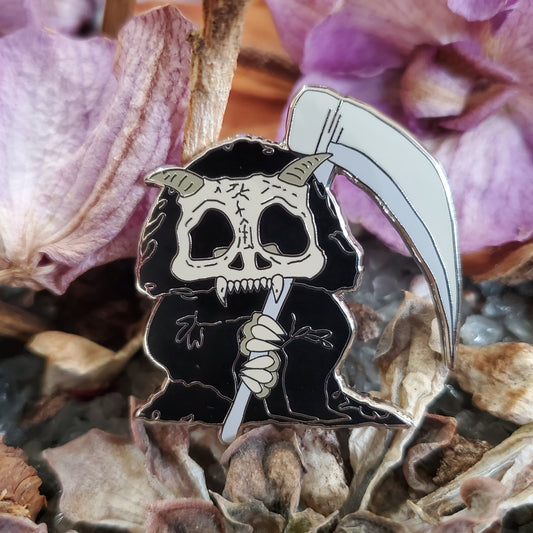 "Grim Reaper" Derpy Dragon Pin