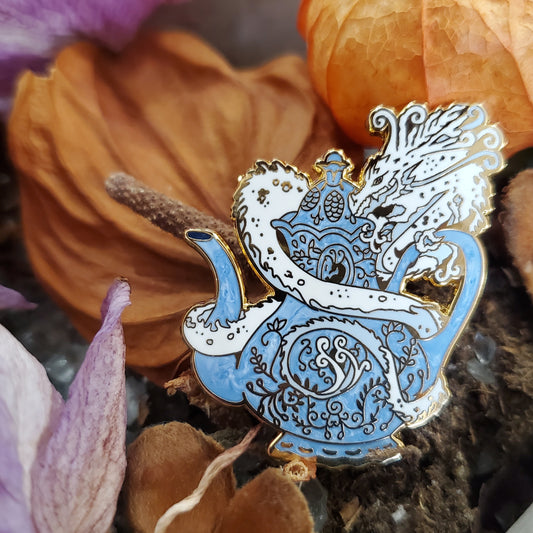 Tea dragon pin