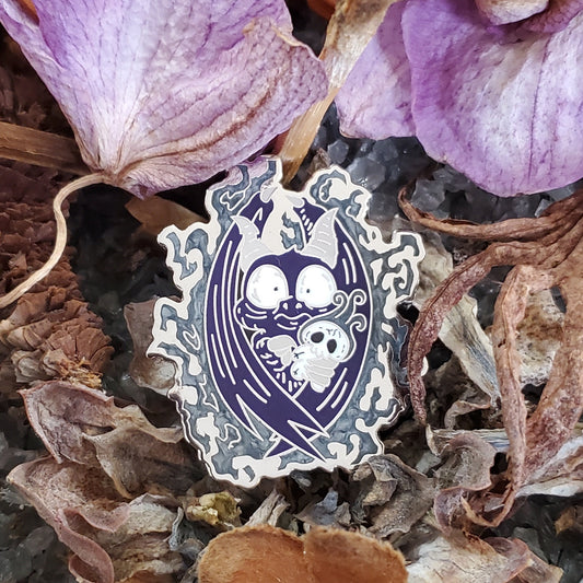 Shadow Derpy Dragon Pin