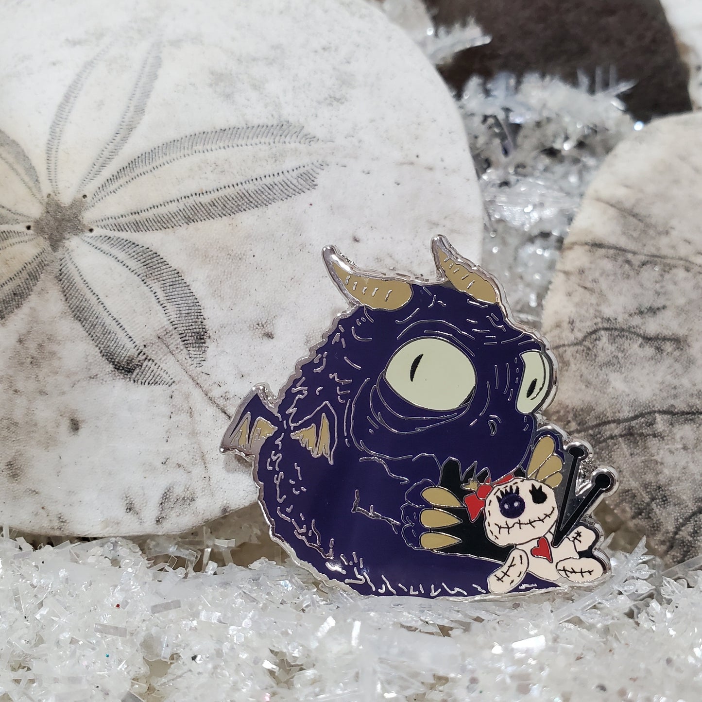Voodoo Derpy Dragon Pin