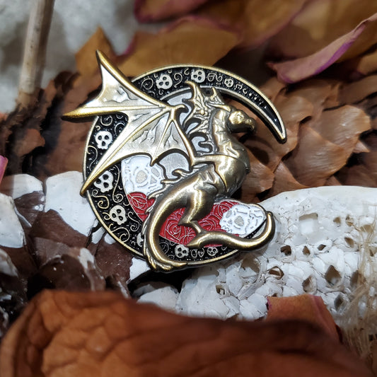 3D Moon Dragon - (Ltd. edition 100)  pin