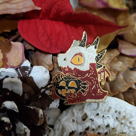 "Hektor" Derpy Dragon Pin