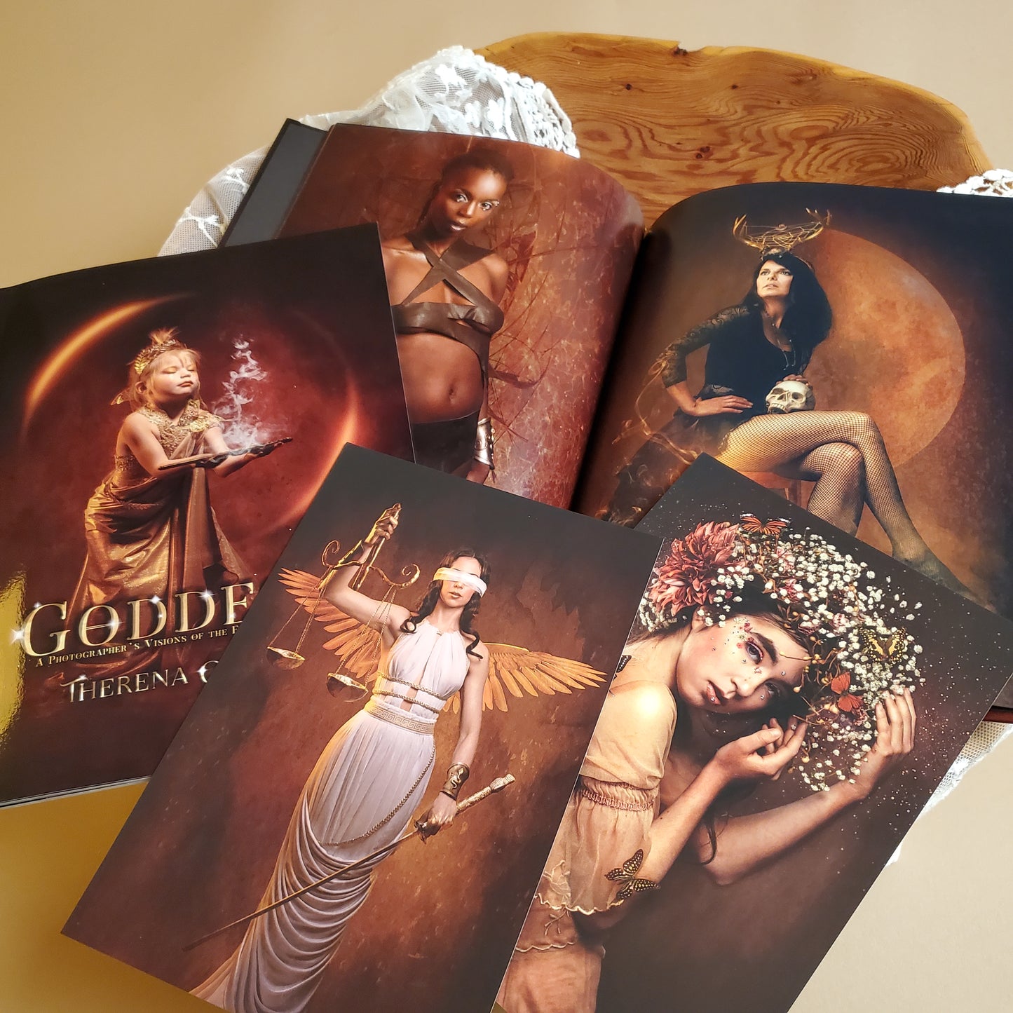 GODDESS: A photographer's visions of the feminine divine. Art book.
