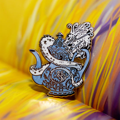 Tea dragon pin