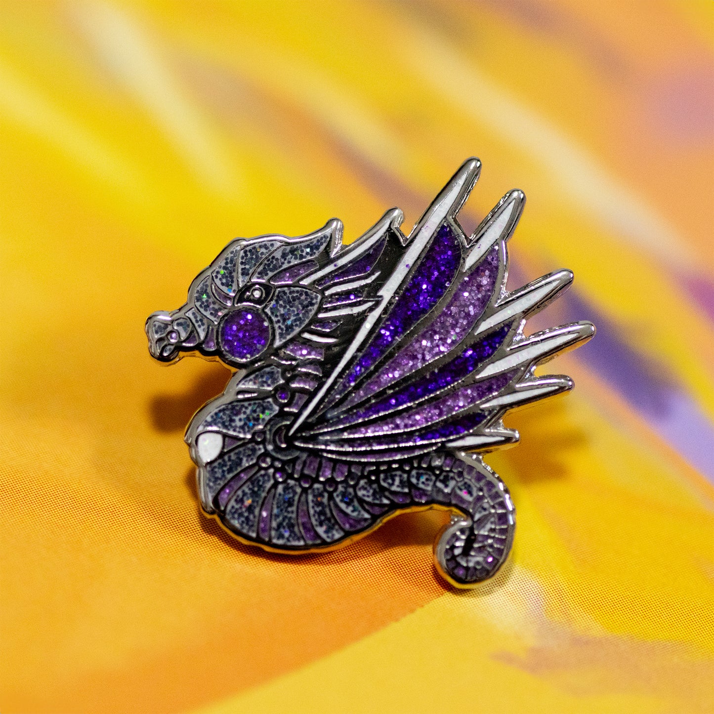 Menos - mechanical sea dragon pin