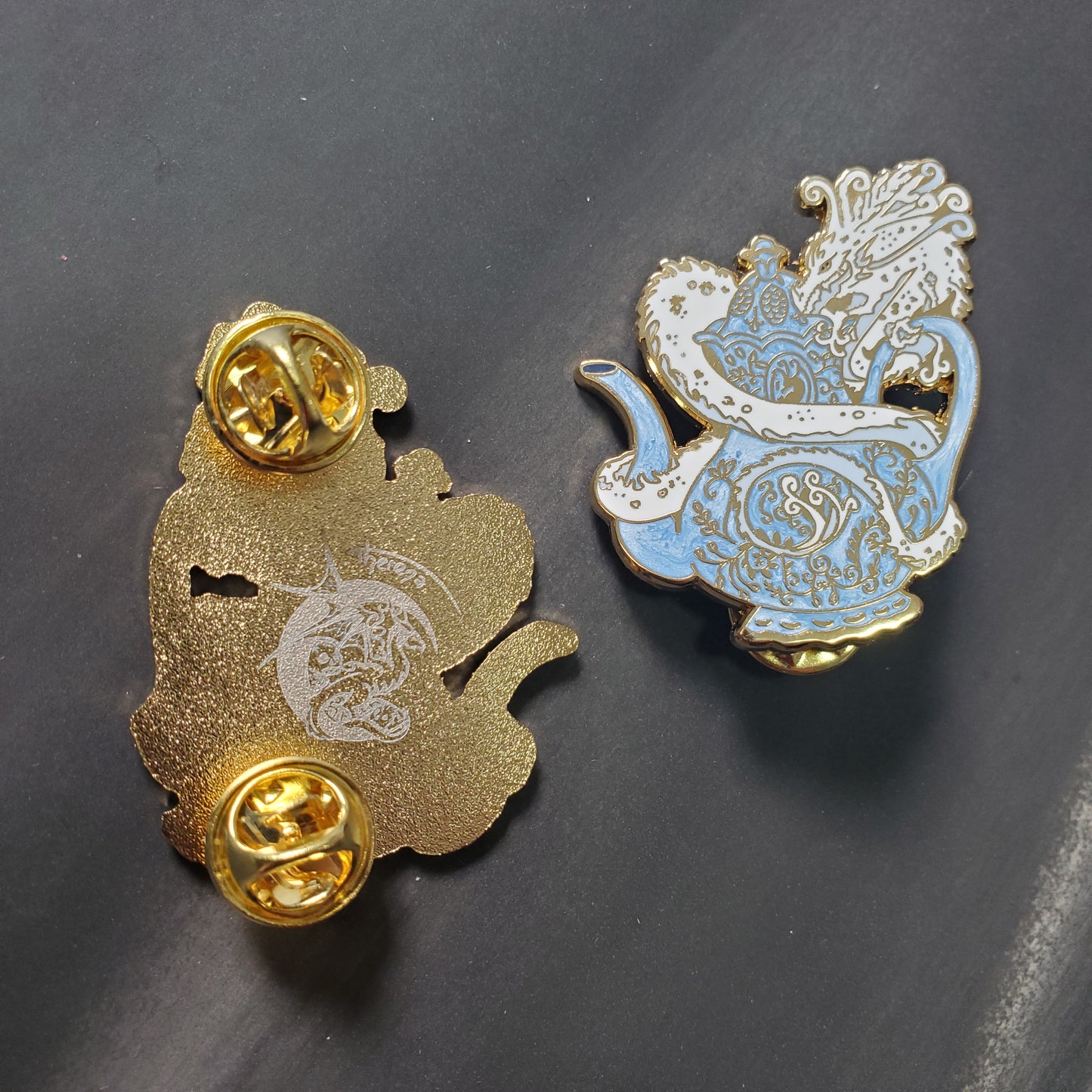 Tea dragon pin