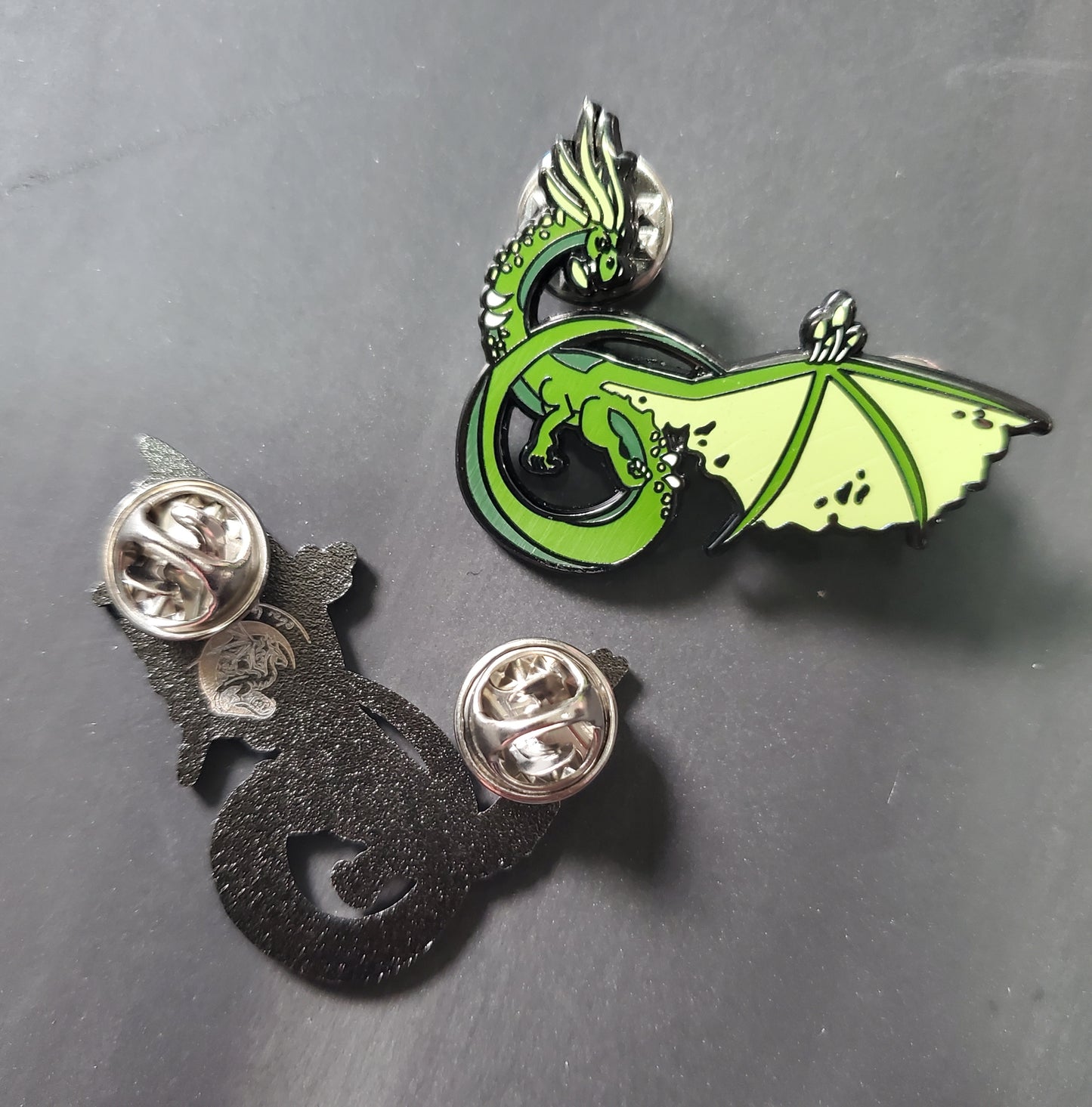 Forest dragon pin