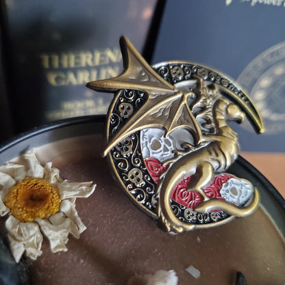 Moon Dragon - limited edition 3D pin