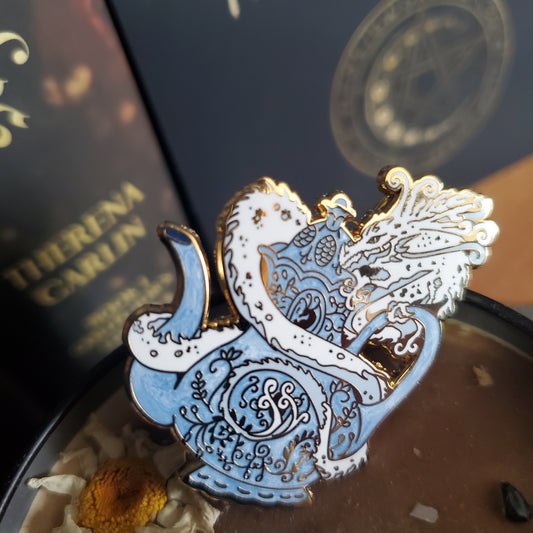 Tea dragon pin