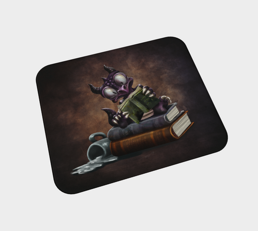 "Living Life in Hard Mode" Derpy Dragon Desk Mat