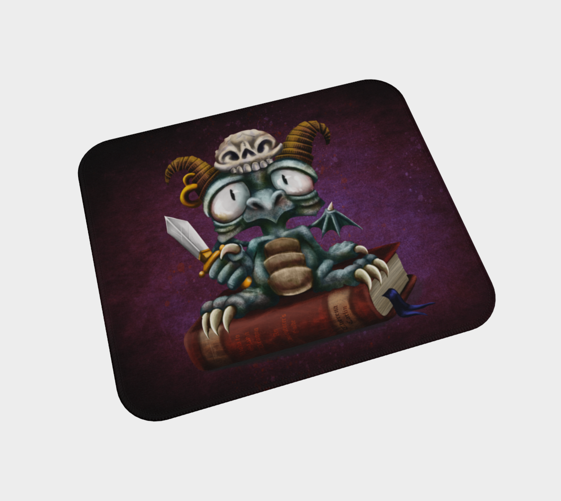 "You Say Weird Like it's a Bad Thing" Derpy Dragon Desk Mat