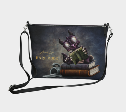 "Hard mode Weirdo" Derpy Dragon - vegan purse