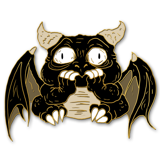 "Anxiety" Derpy Dragon Pin