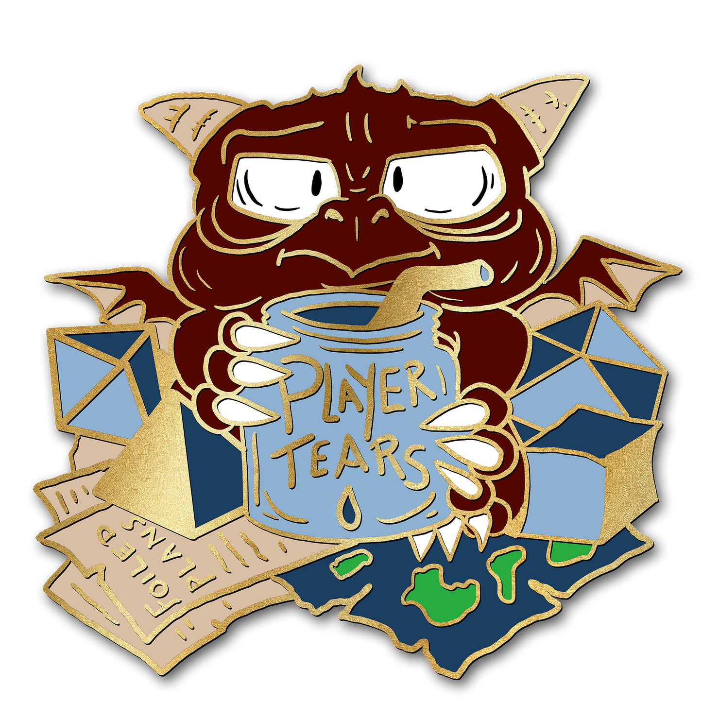"Derpy Master (DM)" Derpy Dragon Pin
