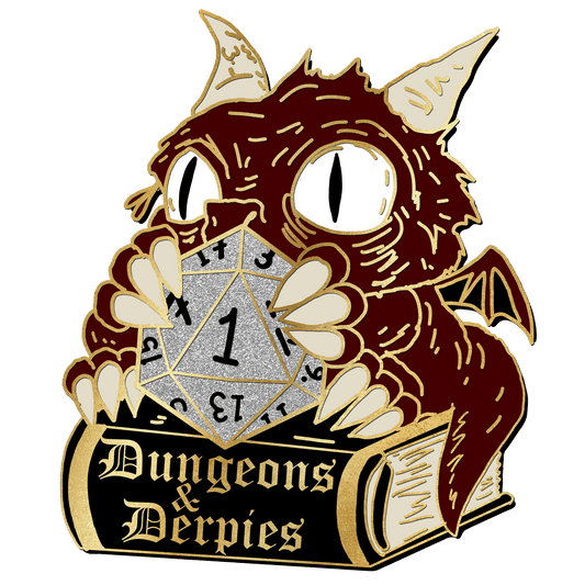 "Critical Fail Dungeons & Derpies" Pin