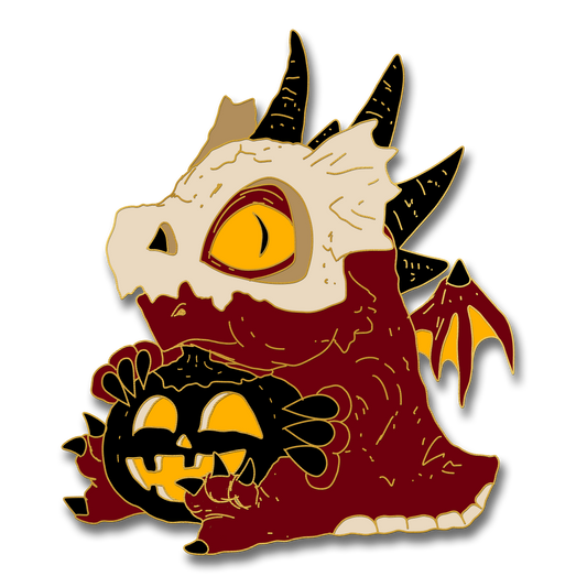 "Hektor" Derpy Dragon Pin