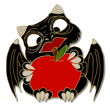 "Nom Nom Nom" Derpy Dragon Pin