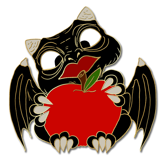 "Nom Nom Nom" Derpy Dragon Pin