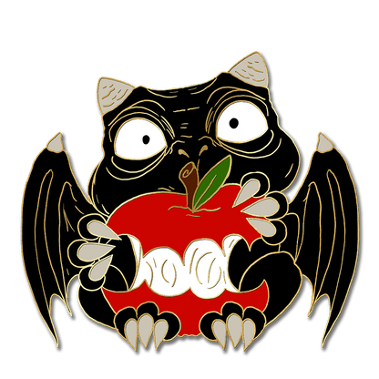 "Nom Nom Nom" Derpy Dragon Pin