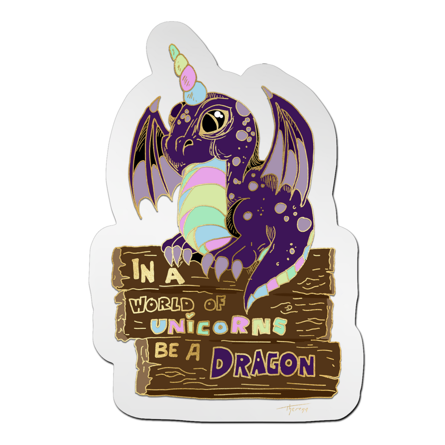 Derpy Dragon stickers