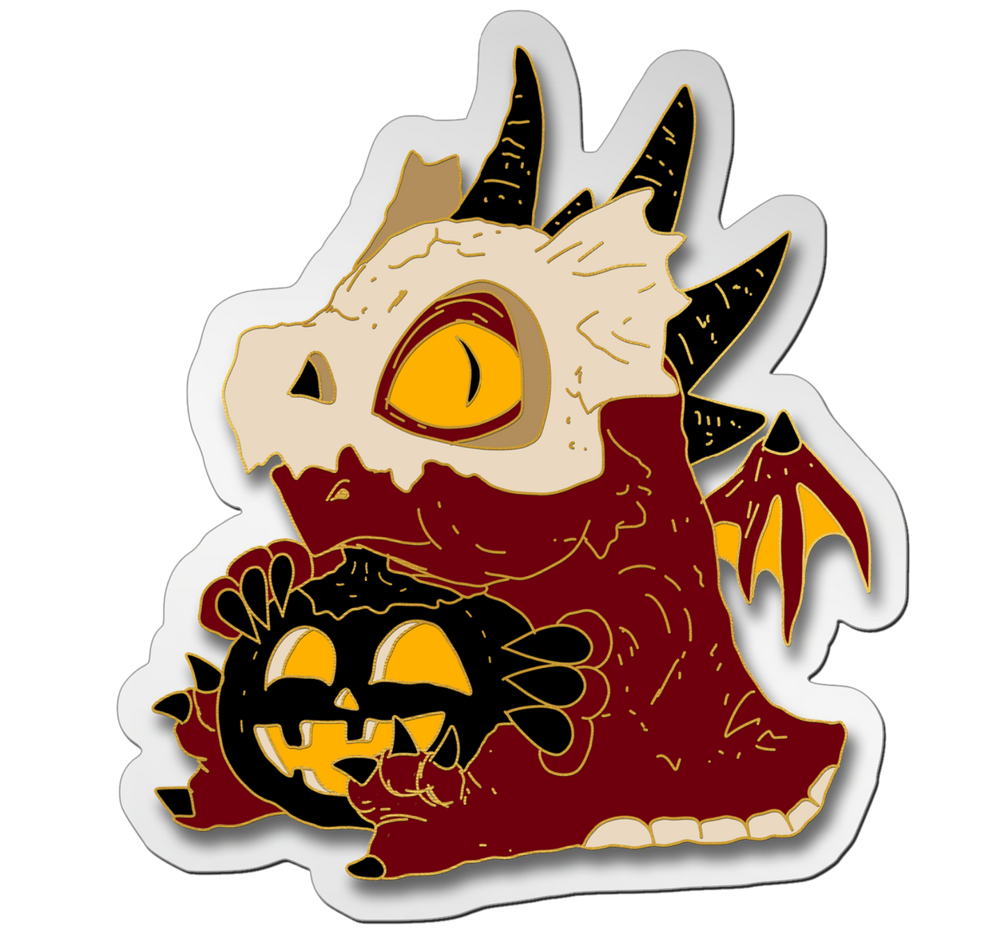 Haunted Dragon stickers