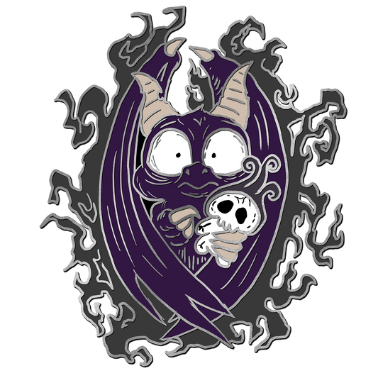 Shadow Derpy Dragon Pin