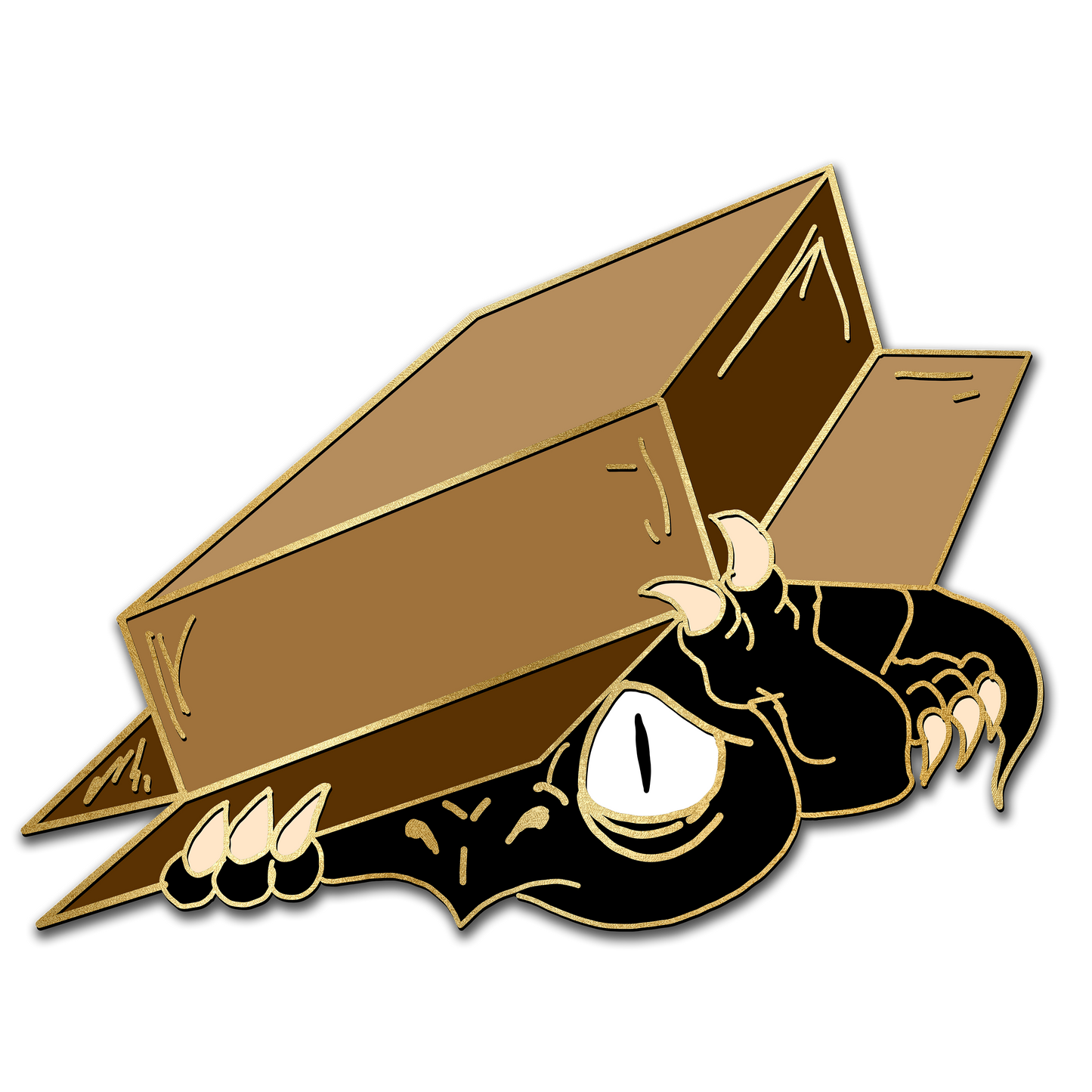 "Worry Box" Derpy Dragon Pin
