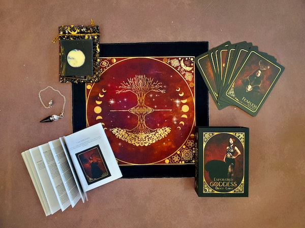 Empowered Goddess Oracle ritual box