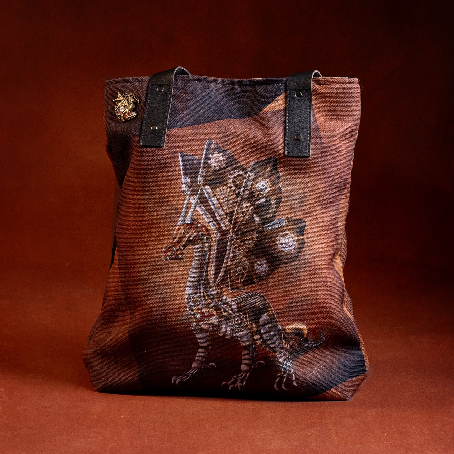 Steampunk Dragon Tote