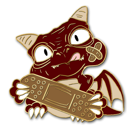 "Cleric Derpy Dragon" Pin