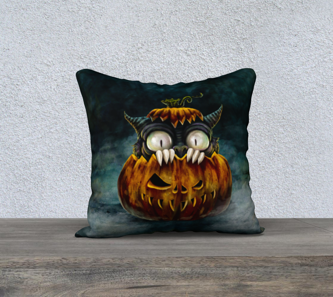 Pumpkin Derpy Dragon Pillowcase