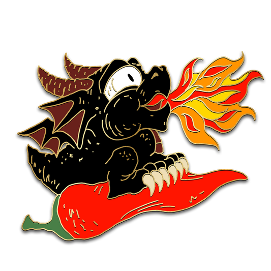 "Neurospicy" Derpy Dragon Pin