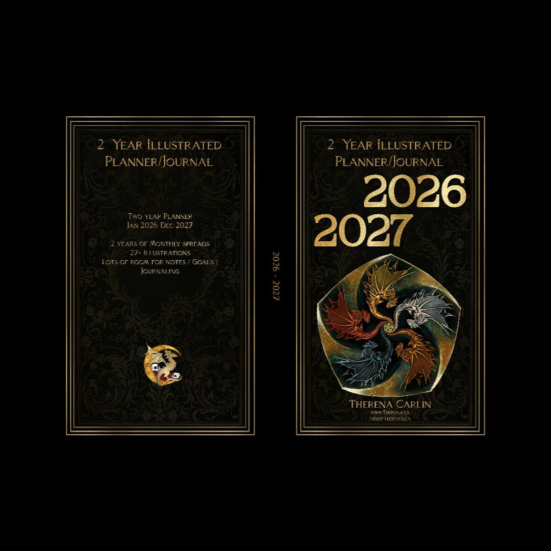 2 Year monthly planner/journal 26/27