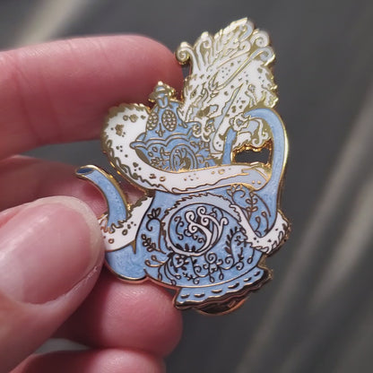 Tea dragon pin