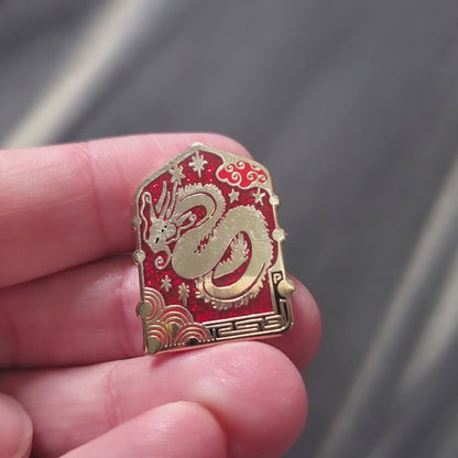 Year of the dragon pin