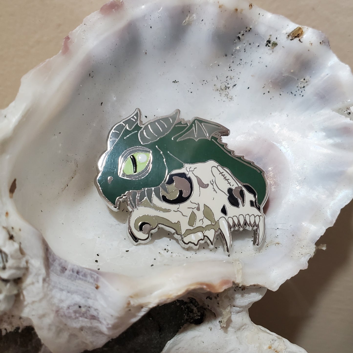 Green "Skull" Derpy Dragon