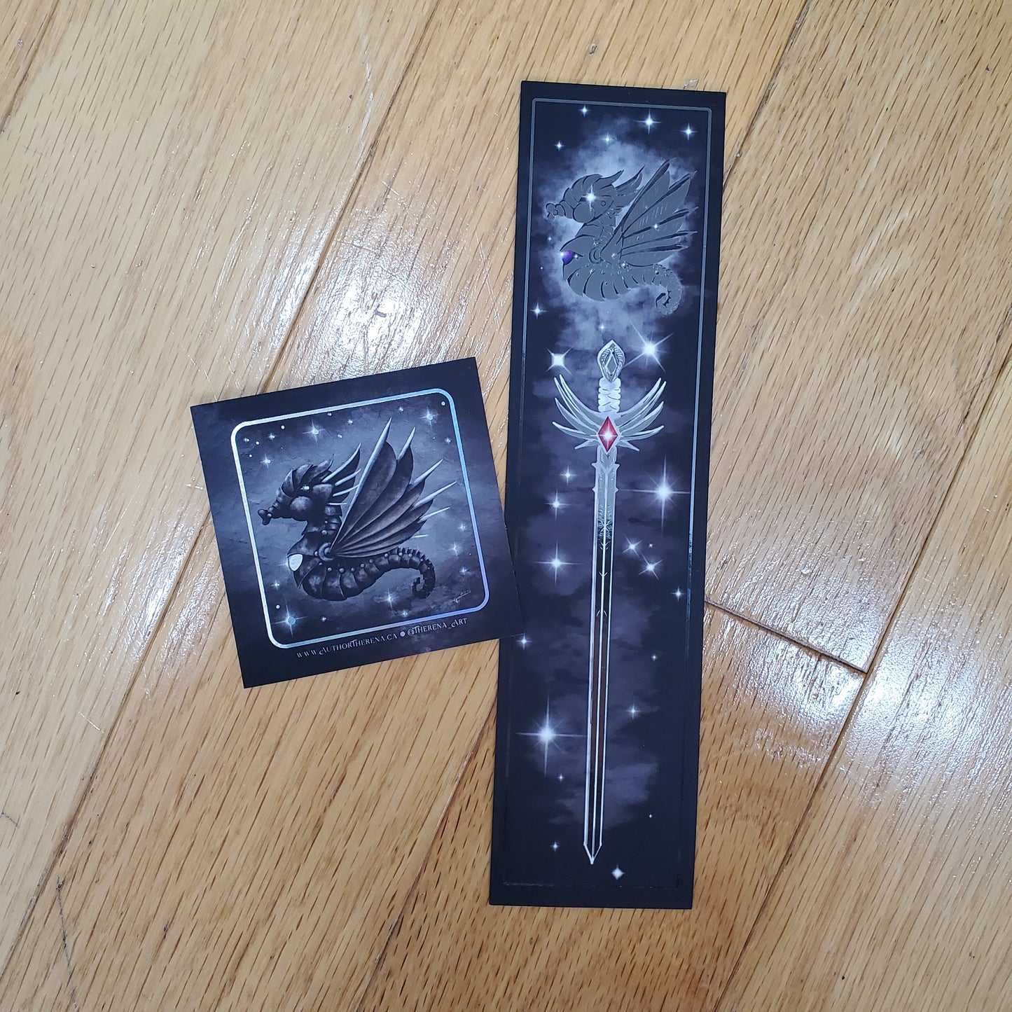 Star Found Bookmark & sticker set - holographic