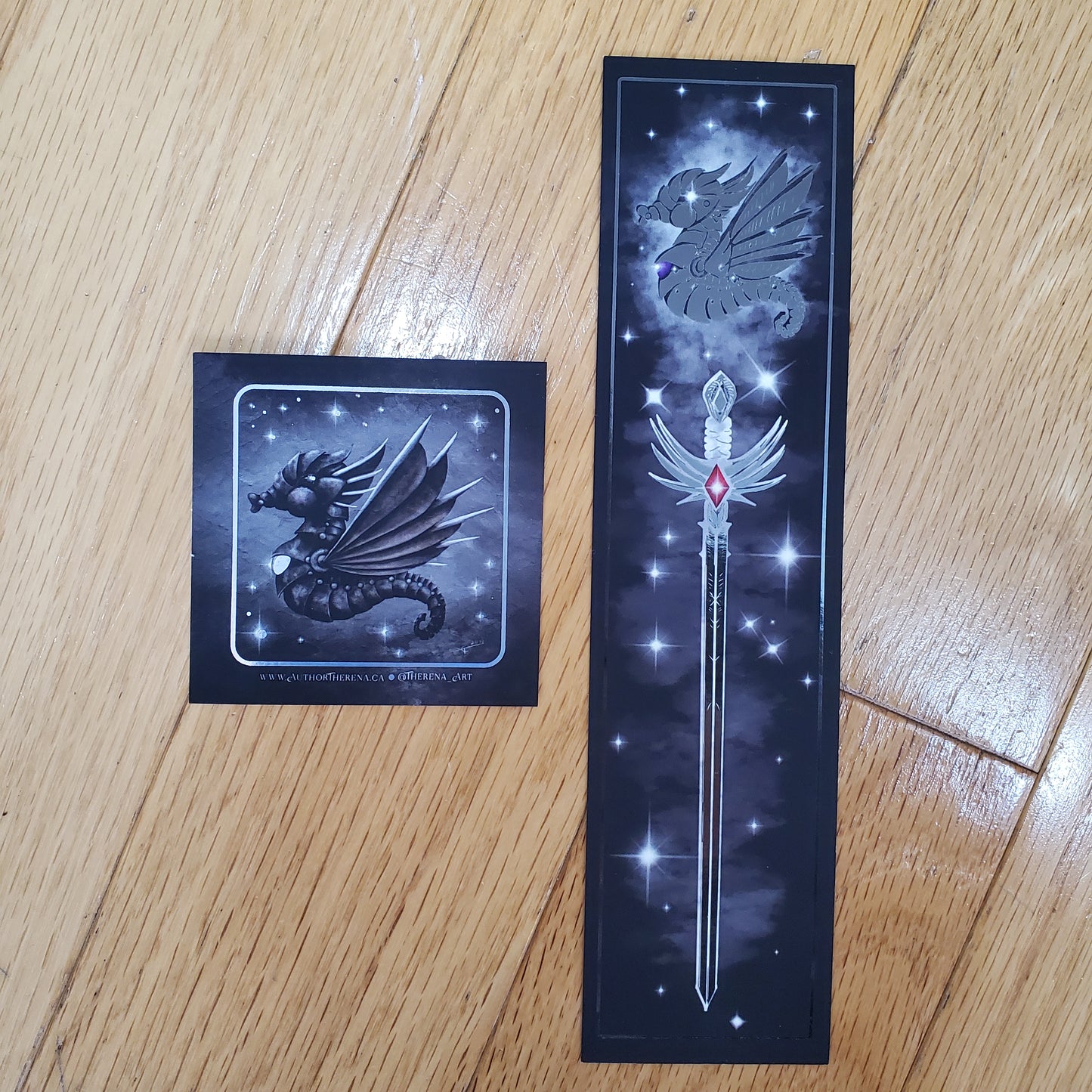 Star Found Bookmark & sticker set - holographic