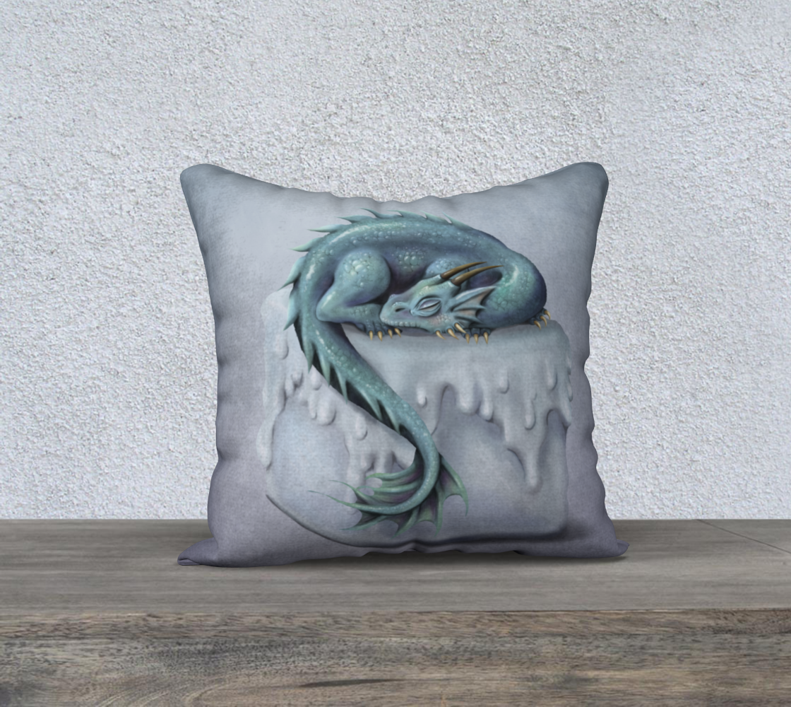 Ice Baby Dragon Pillowcase