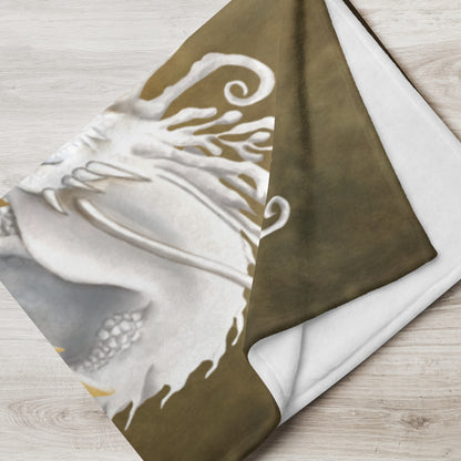 Tea Dragon Throw Blanket